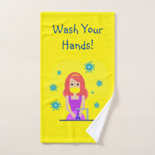 Wash Your Hands hand towel