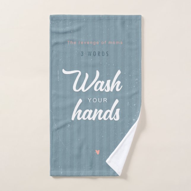 Wash your hands hand towel (Hand Towel)