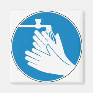 Wash Your Hands (Health and Safety) (Hygiene) Magnet