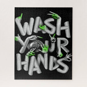 Wash Your Hands Hygiene Germs Jigsaw Puzzle