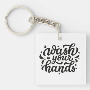 Wash Your Hands Key Ring