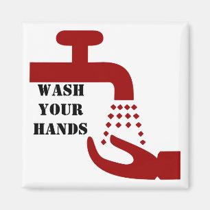 Wash Your Hands Magnet