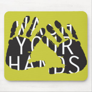 WASH YOUR HANDS MOUSE MAT