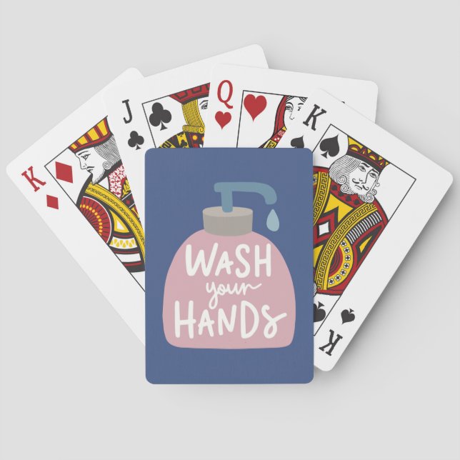 Wash Your Hands Playing Cards (Back)