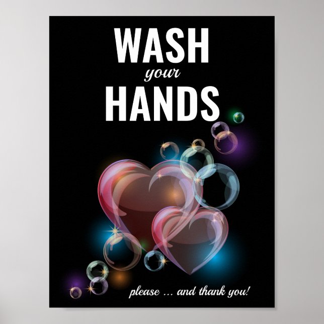 Wash Your Hands Poster (Front)