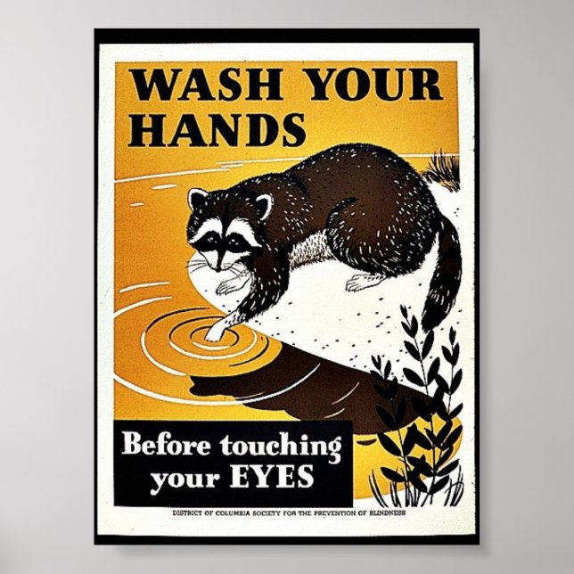 Wash Your Hands Poster (Front)