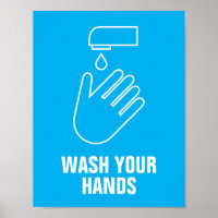 Wash Your Hands sign custom Corona Virus Covid19