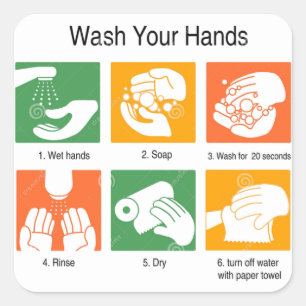 Wash Your Hands Sticker