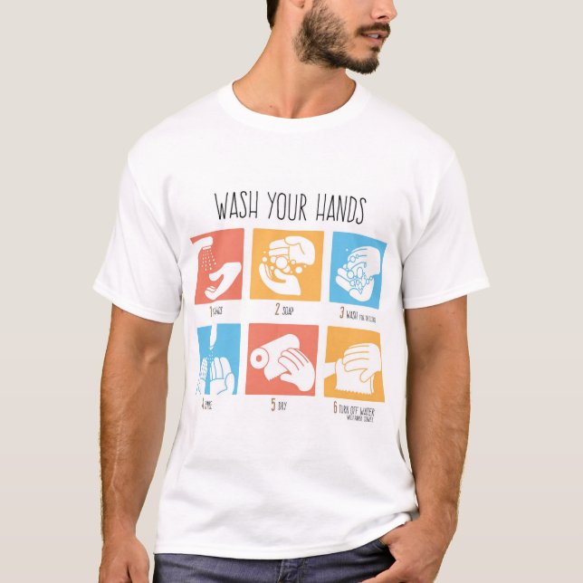 Wash Your Hands T-Shirt (Front)