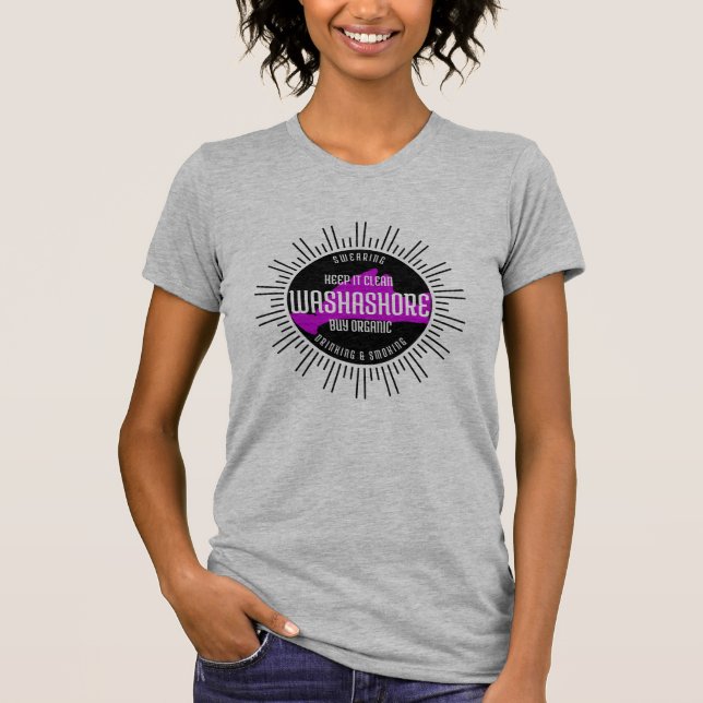 Washashore Martha's Vineyard Ladies Tee (Front)