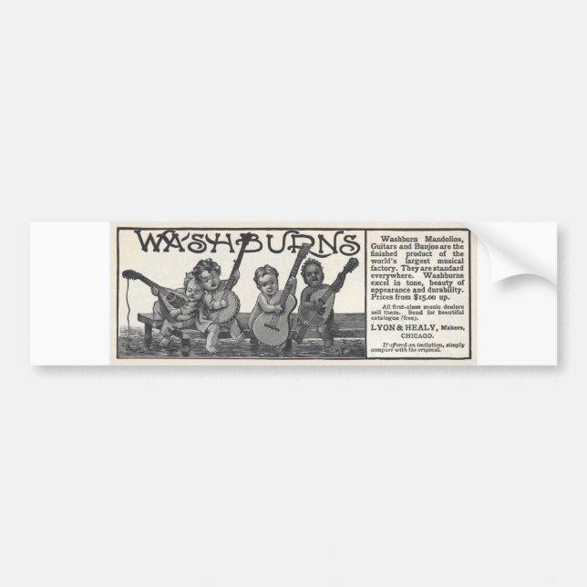 Washburn Ad Sticker (Front)