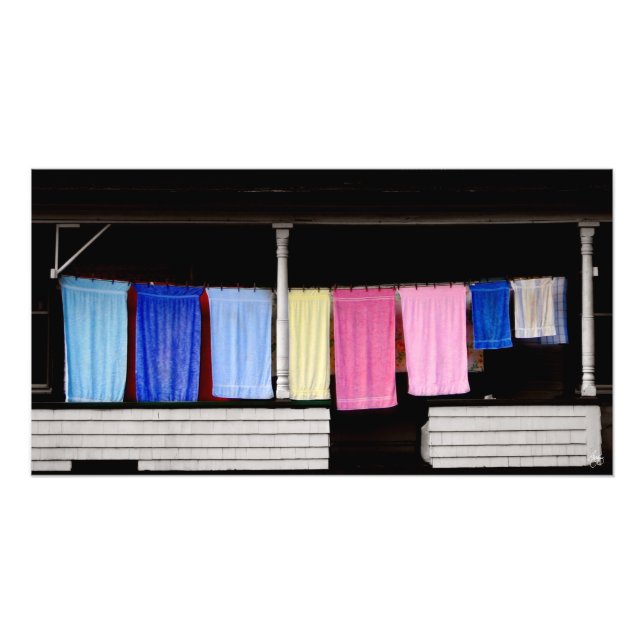 Washday in Stark NH Open edition Print (Front)