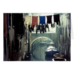 Washday in Venice Italy