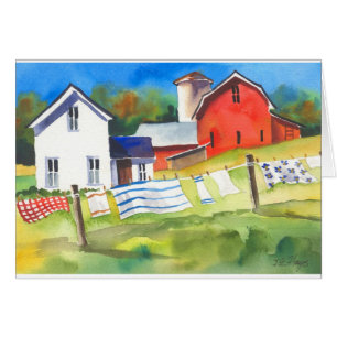 Washday on the Farm