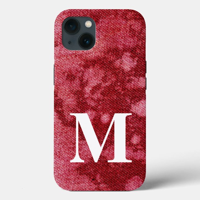 Washed Denim Design #10 @ Emporio Moffa Case-Mate iPhone Case (Back)