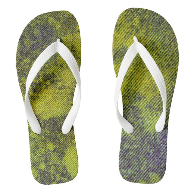 Washed Denim Design #11 @ Emporio Moffa Flip Flops (Footbed)