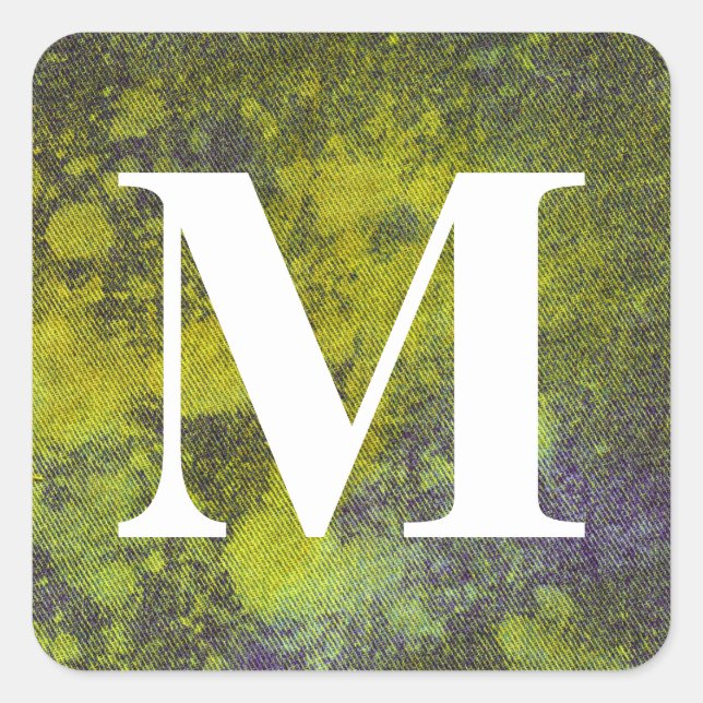 Washed Denim Design #11 @ Emporio Moffa Square Sticker (Front)