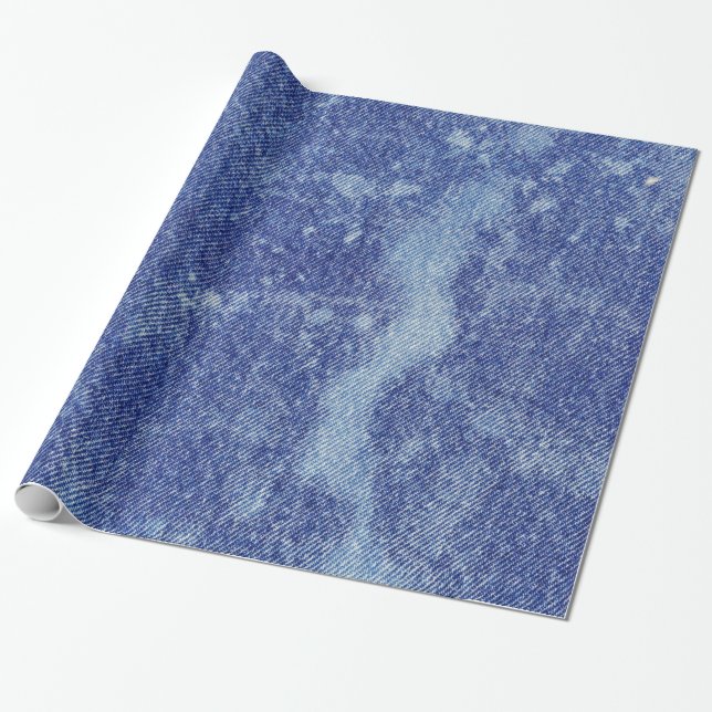 Washed Denim Design #12 at Emporio Moffa Wrapping Paper (Unrolled)