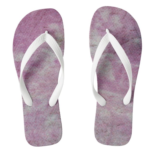 Washed Denim Design #4 @ Emporio Moffa Flip Flops (Footbed)