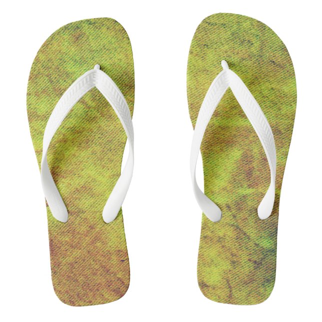 Washed Denim Design #5 @ Emporio Moffa Flip Flops (Footbed)