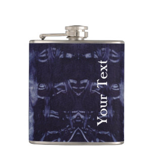 Washed Denim Design #7 at Emporio Moffa Hip Flask