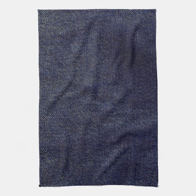 Washed Denim Design #7 @ Emporio Moffa Tea Towel (Vertical)