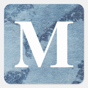 Washed Denim Design #9 @ Emporio Moffa Square Sticker