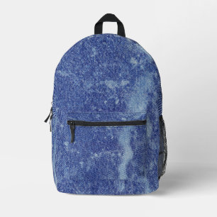 Washed Denim Design No. 12 @ Emporio Moffa Printed Backpack