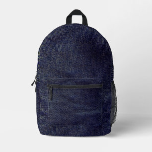 Washed Denim Design No. 7 @ Emporio Moffa Printed Backpack