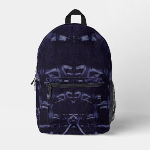 Washed Denim Design No. 8 @ Emporio Moffa Printed Backpack