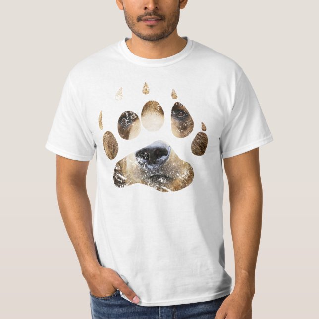 Washed out bear paw tee (Front)