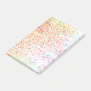Washed Out Paint Splatter Post-it Notes