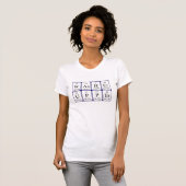 Washer periodic table word shirt (Front Full)