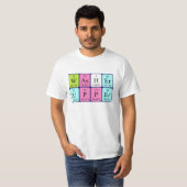 Washer periodic table word shirt (Front Full)
