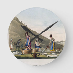 Washerwomen, Calton Hill, Edinburgh, from 'Airy No Round Clock