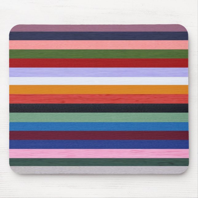 Washi Stripes Mouse Mat (Front)