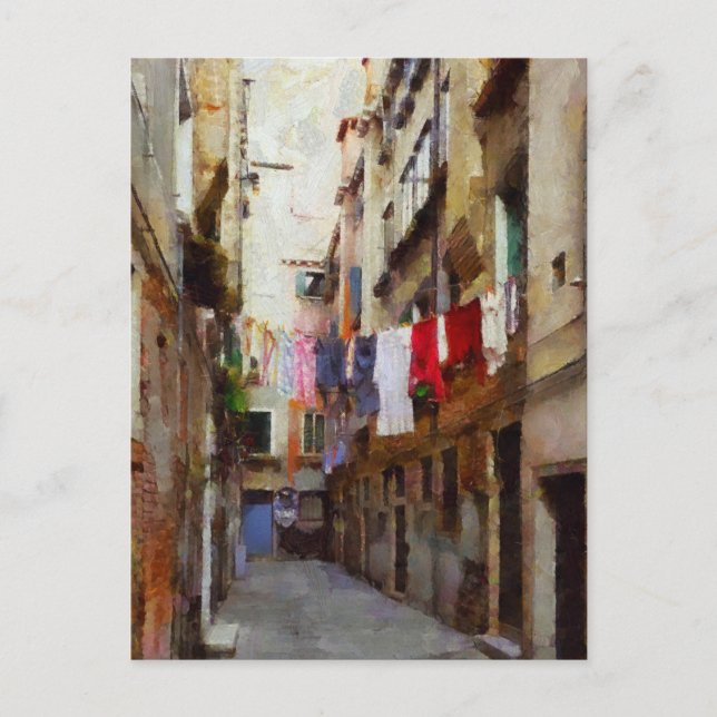 Washing Day Art Postcard (Front)