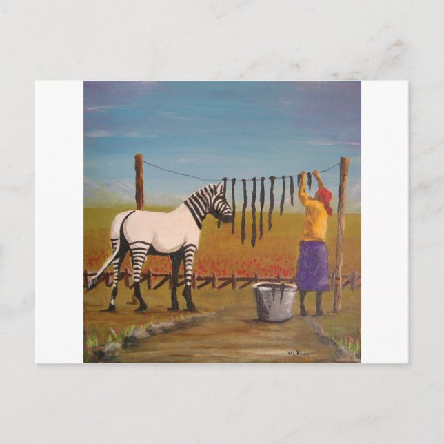 Washing Day Postcard (Front)