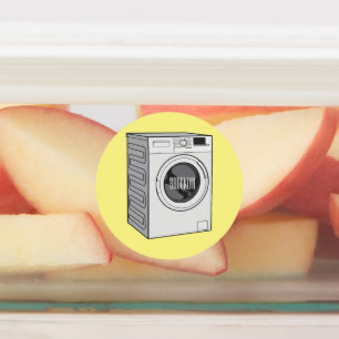 Washing machine cartoon illustration