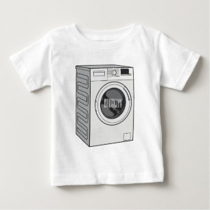 Washing machine cartoon illustration  baby T-Shirt