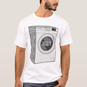 Washing machine cartoon illustration T-Shirt