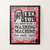 Washing Machine - Funny Vintage Ad