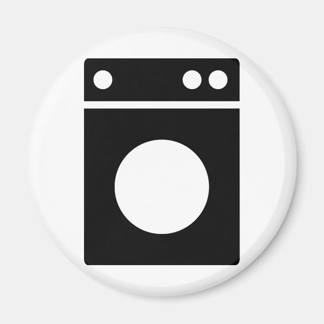 washing machine icon magnet (Front)