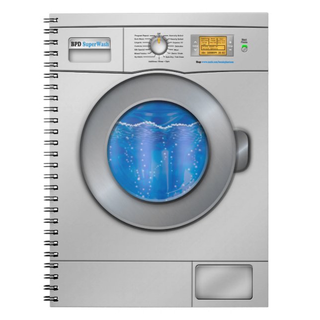 Washing Machine Notebook (Front)