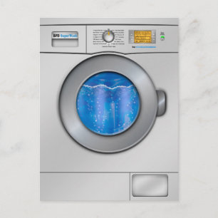 Washing Machine Postcard