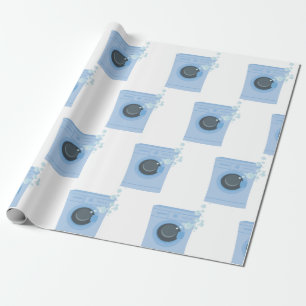 Washing Machine Wrapping Paper