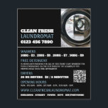 Washing Machines, Laundromat, Cleaning Service Flyer<br><div class="desc">Washing Machines,  Laundromat,  Cleaning Service Advertising Flyer by The Business Card Store.</div>