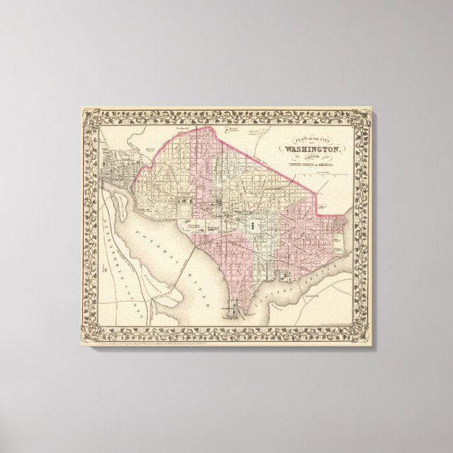 Washington 4 canvas print (Front)