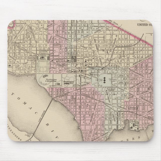 Washington 4 mouse mat (Front)