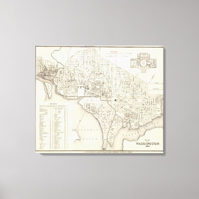 Washington 5 canvas print (Front)